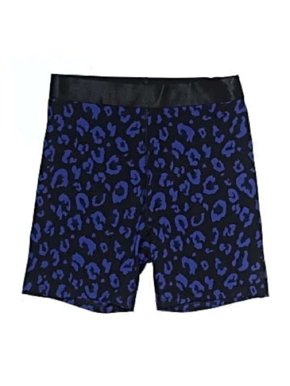 NWT All in Motion High-Rise Elastic Sculpt Shorts Blue Animal Print | Size XXL
